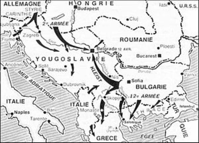 Axis powers invade yugoslavia
