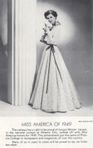 Miss America Jacque Mercer from Phoenix College