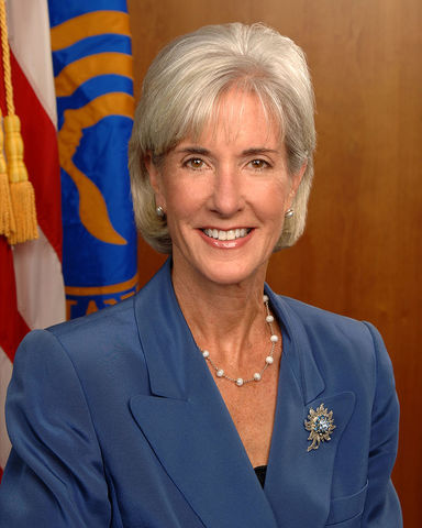 Kathleen Sebelius is elected secretary of health and human services.