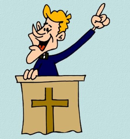 Vincent delivers his first Sunday sermon