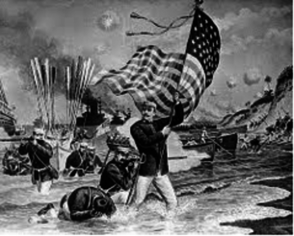 U.S. Forces Invade Cuba