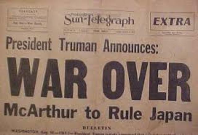 U.S.A. was victourious over japan