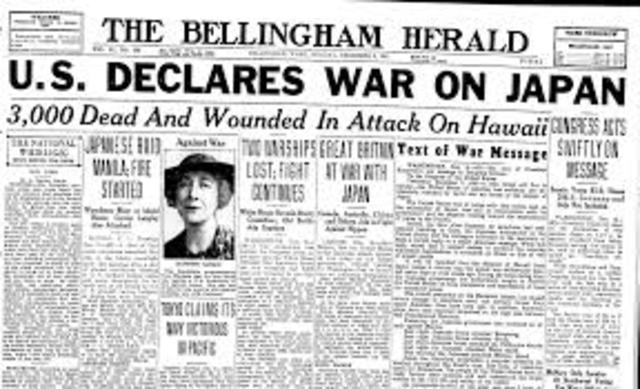 US enters WW2