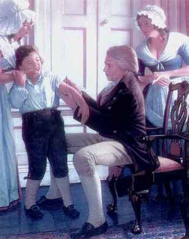 Premiere vaccination anti-variolique par Edward Jenner