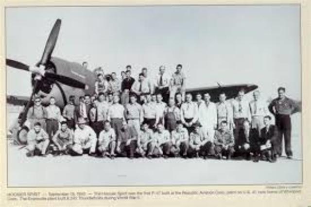 First Evansville P-47 is flown, the Hoosier Spirit