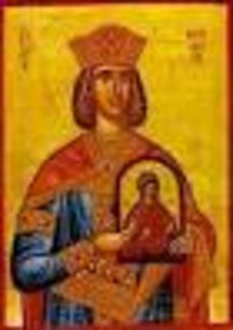 Emperor Leo III banned the use of icons