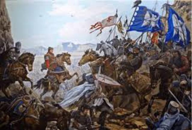 Seljuks Turks crushed the Byzantines at the Battle of Manzikert