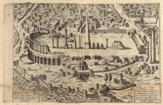 nika riots ( rebellion) took place