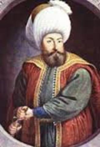 Ottoman Empire began - Osman started building a small state in Anatolia