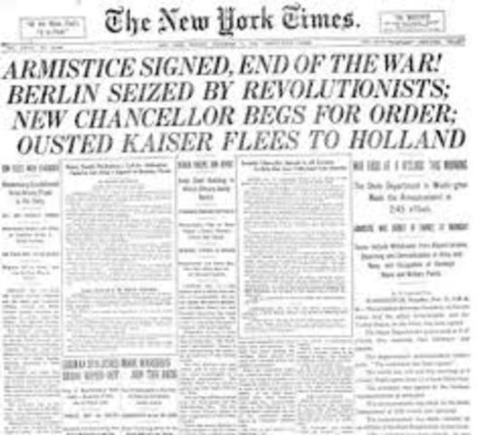 Armistice is signed between the US and Spain