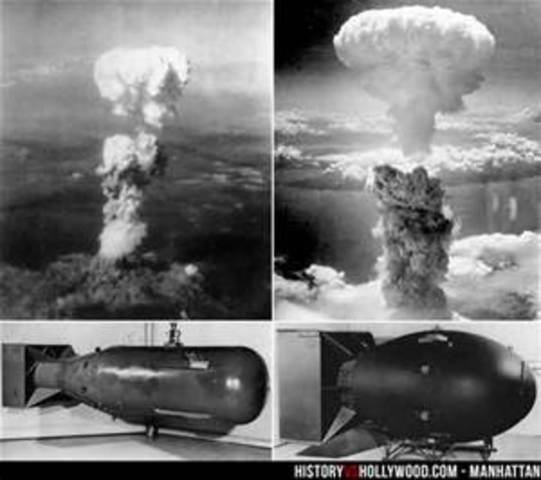 USA Bomben Japan wit Atomwaffen