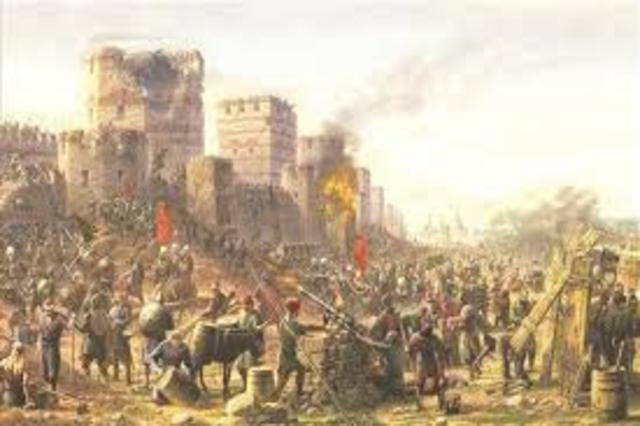 Siege of Constantinople by Avars, Slavs, and Sassanid Persians