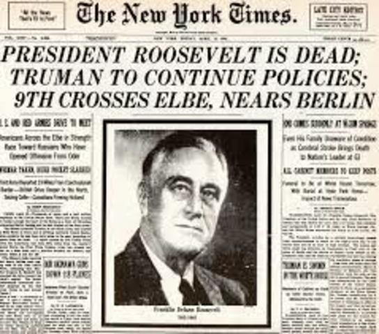 Roosevelt's Death