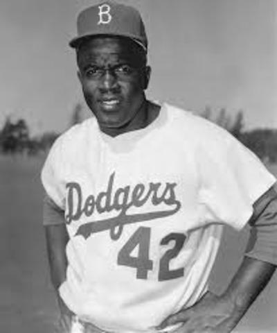 Jackie Robinson Breaks Color Barrier