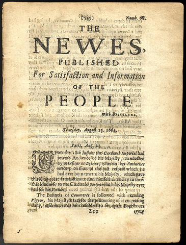 FIrst Newspapers in Europe