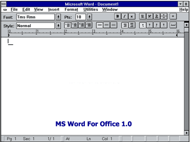 Microsoft Word software is launched.[5]