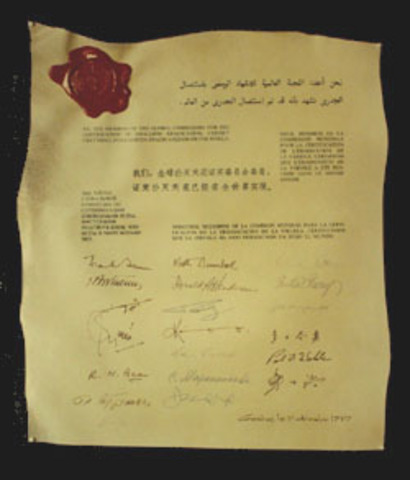 Eradication mondiale de la variole prononce par l'OMS