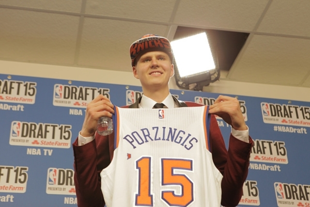 Knicks draft Kristaps Porzingis 1st round 4 overall