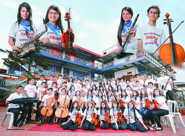 Concertina de la orquesta juvenil ISPA