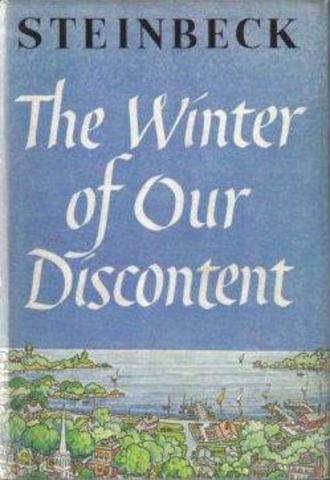 Steinbeck publishes "The Winter of Our Discontent"