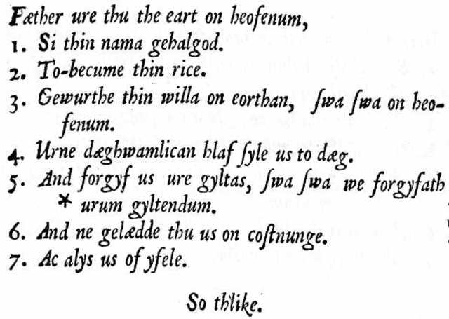 Anglo-Saxon language covers most of modern-day England