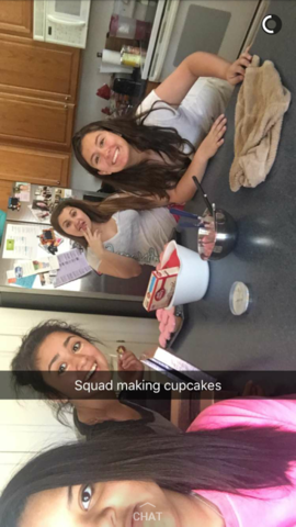 Made Cupcakes with Squad