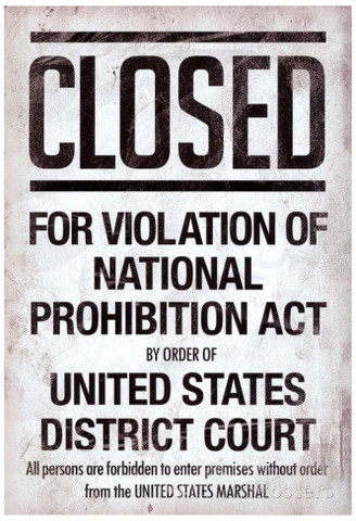 Prohibition- 18th Amendment