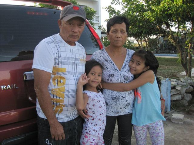 My grandparents and my little sister