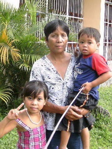 Went to Church with my grandma and cousin.