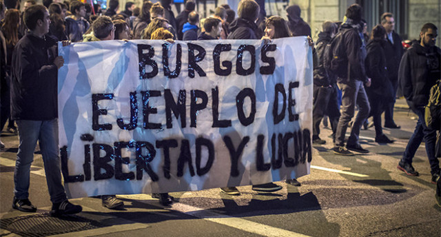 Manifestación por la libertad de los detenidos