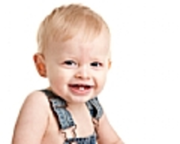 I grew first my tooth .