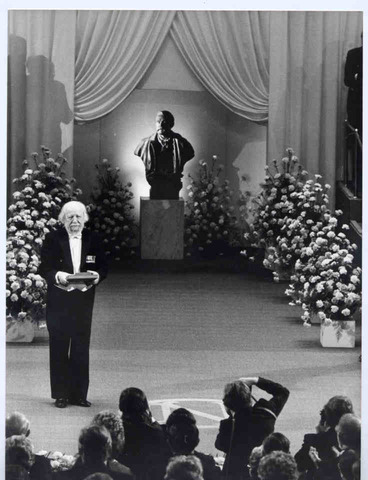 Golding receives the nobel prize