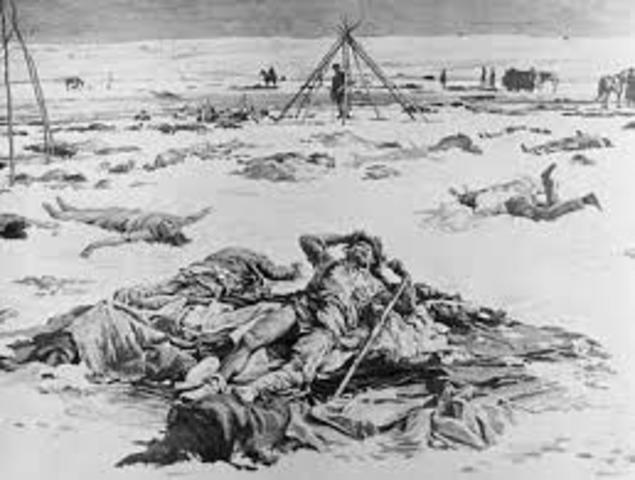 Massacre at wounded knee