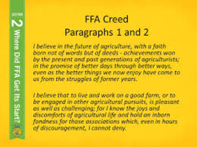 FFA creed