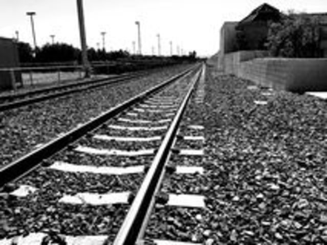 Första järnvägen ovan jord