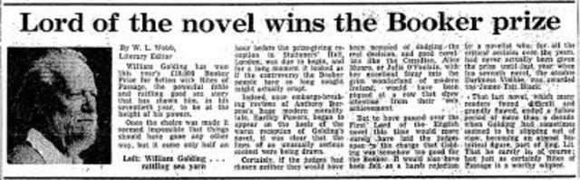 Booker McConnell Prize