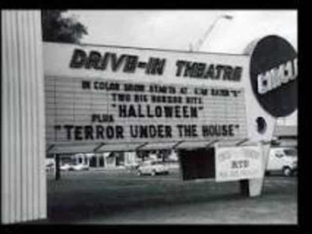 The first drive in theater is opened