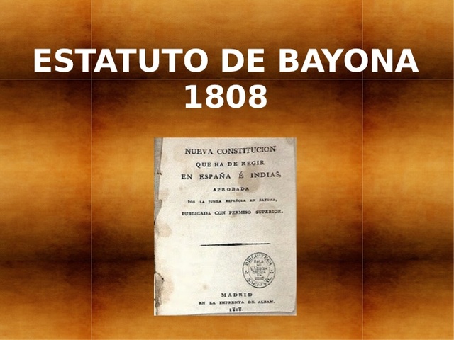 Estatuto de Bayona