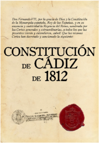 Constitucion de Cádiz