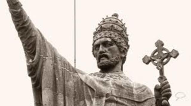 Pope Urban II launched the First Crusade against the Turk(Muslims)