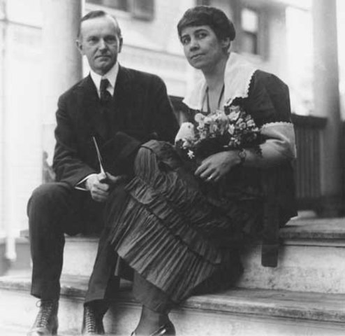 When did Calvin Coolidge get married?