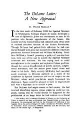 Publication of the De Lome letter