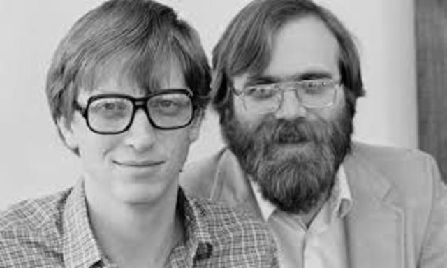 Bill Gates and Paul Allen, co founders of Microsoft