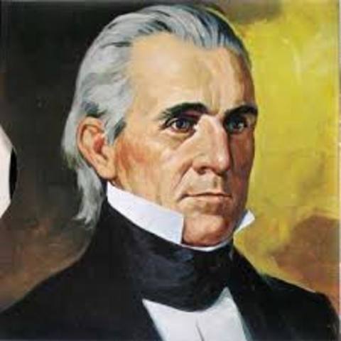James K.Polk became president at age 48