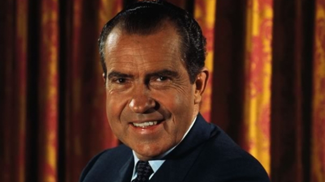 Nixon left being president behind.