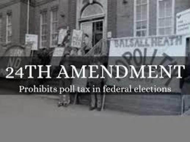 passage of the 24th amendment