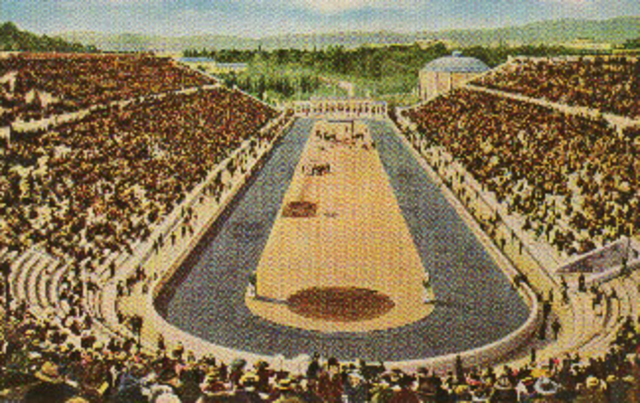 In 776 B.C. The Olympics begins