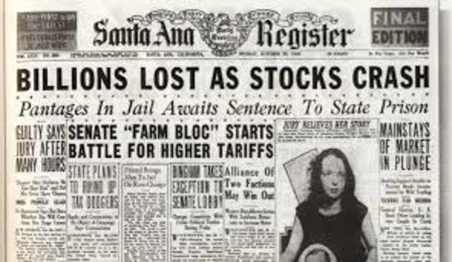 Stock Market Crash: Black Tuesday