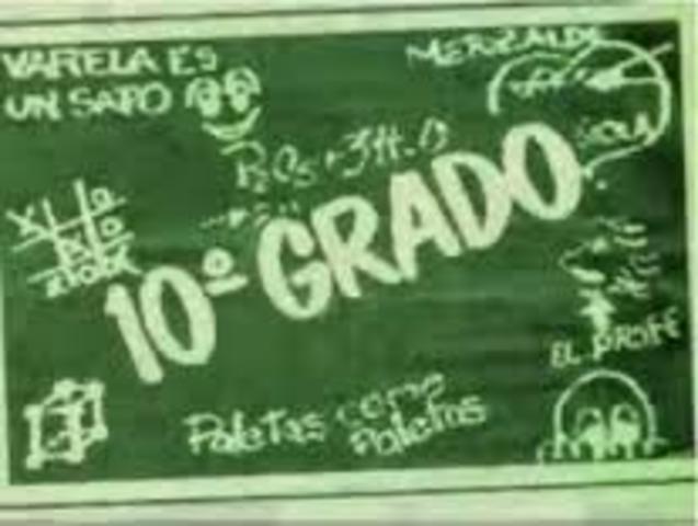 inicio decimo grado