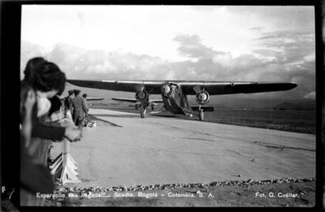 PRIMER VUELO DE SCADTA A BOGOTÁ